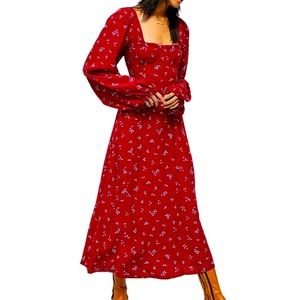 EUC Free People Iris MIDI Dress